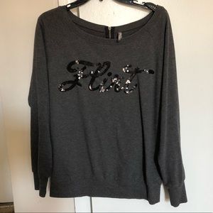 Charlotte Russe FLIRT sweatshirt